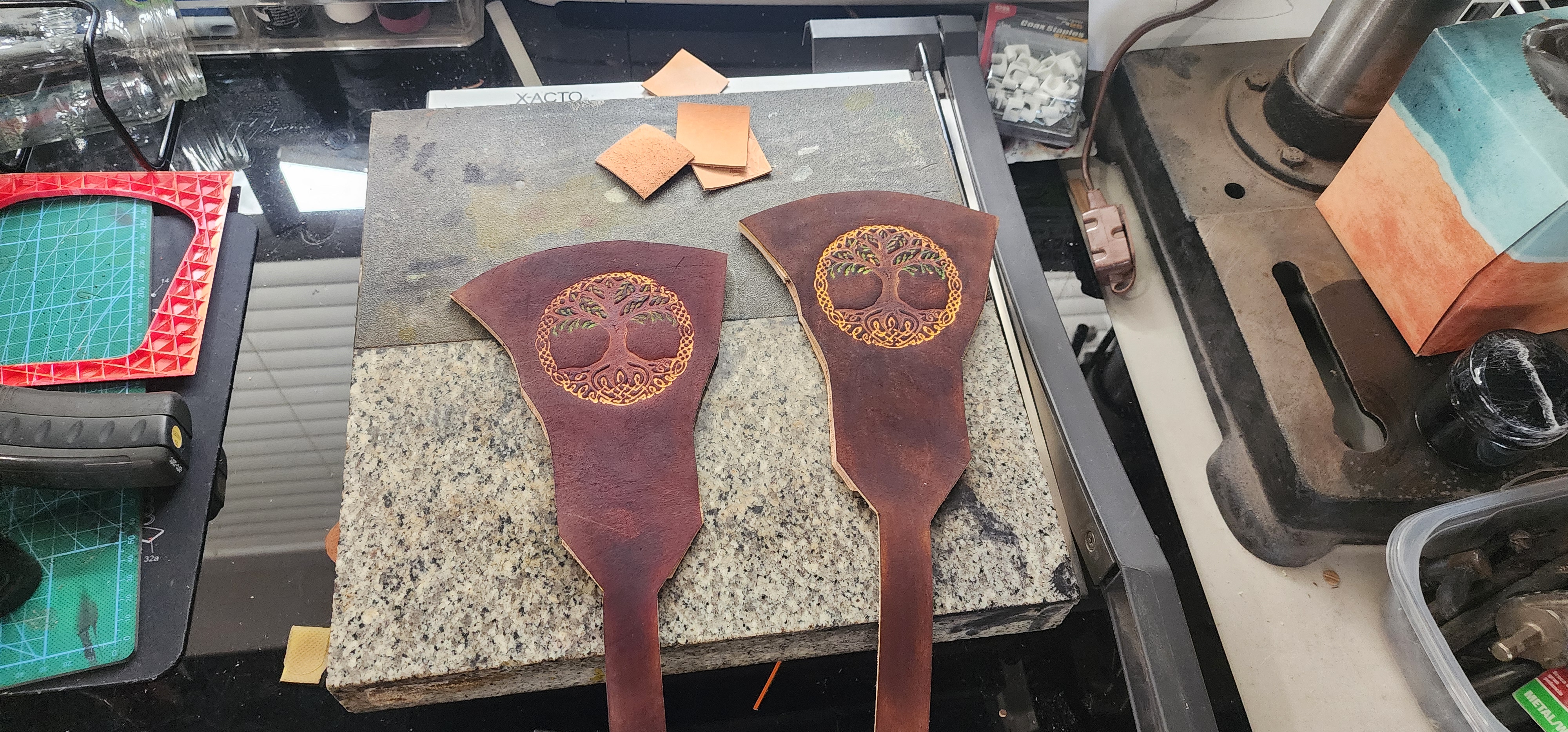 Tree of Life Bench Run detail 1