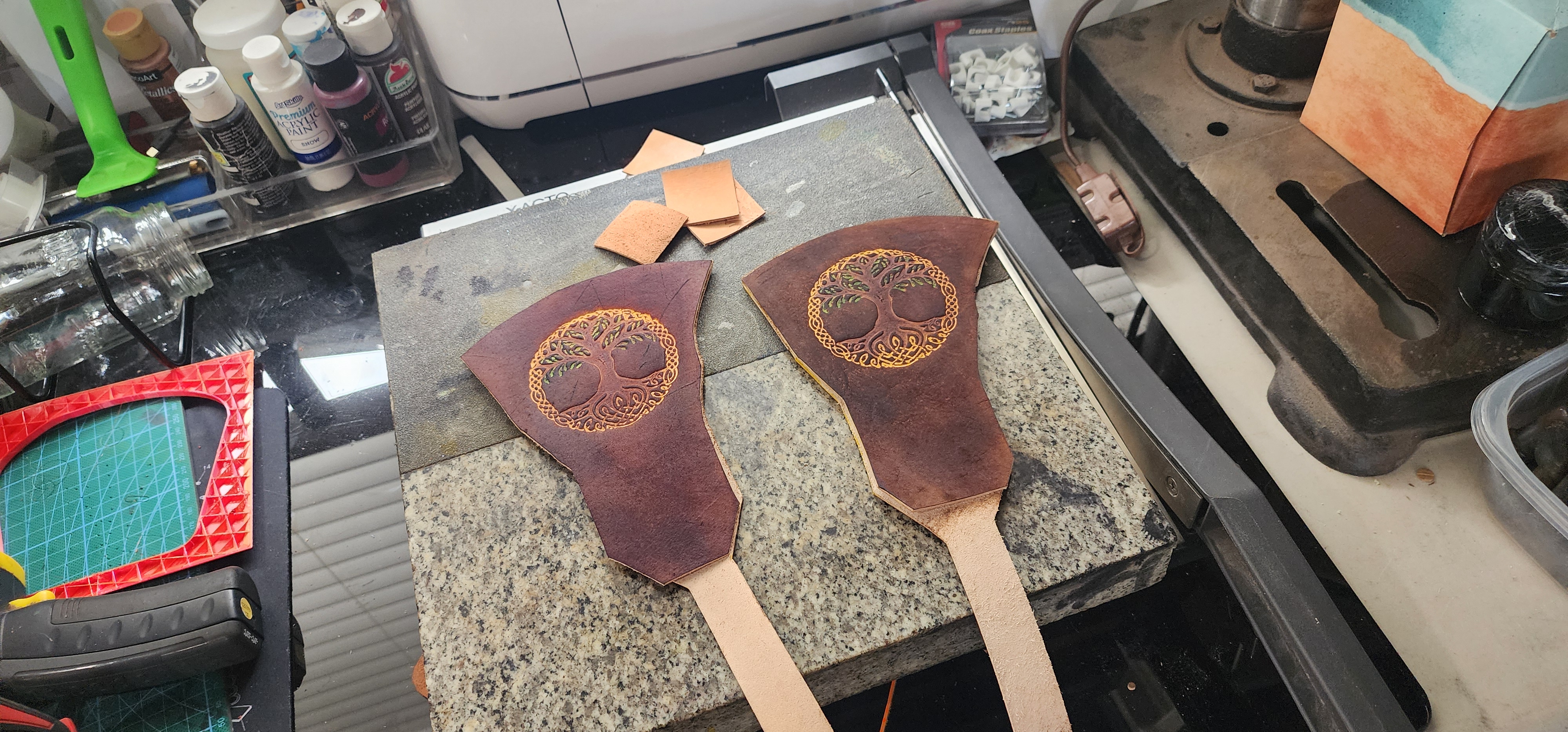 Tree of Life Bench Run detail 2